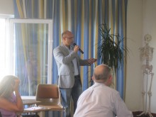 φωτογραφία κατά την παρουσίαση