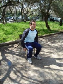 προετοιμασία για την έγερση (σήκωμα από καρέκλα)